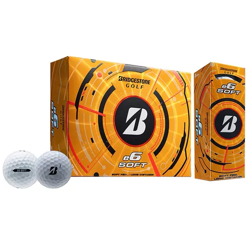 Bridgestone e6 Soft Personalized Golf Balls - 2025 Model