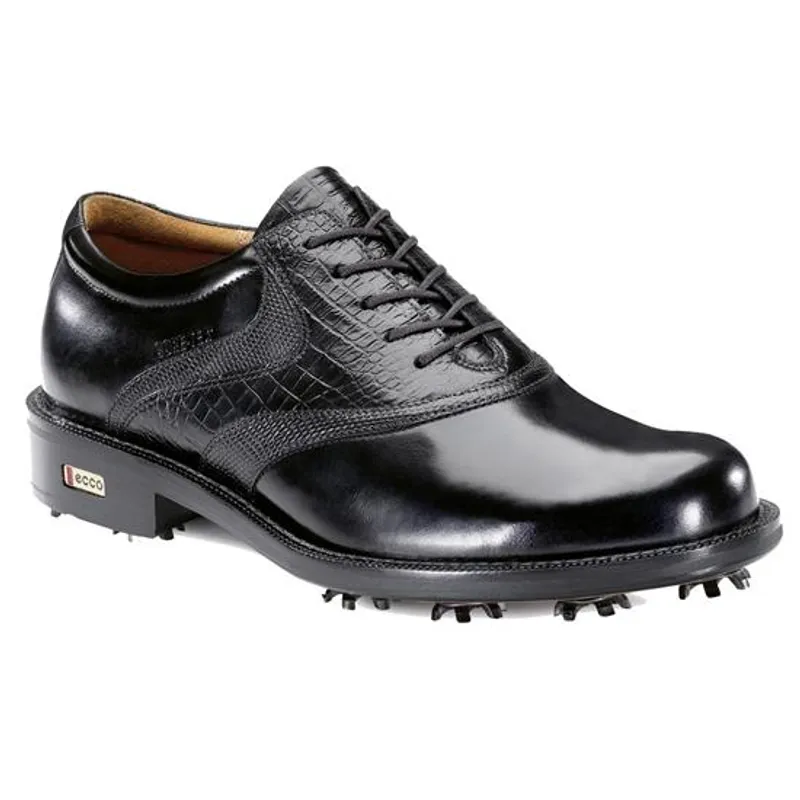 Ecco Golf World Class Saddle GTX Golf Shoes - Golfballs.com