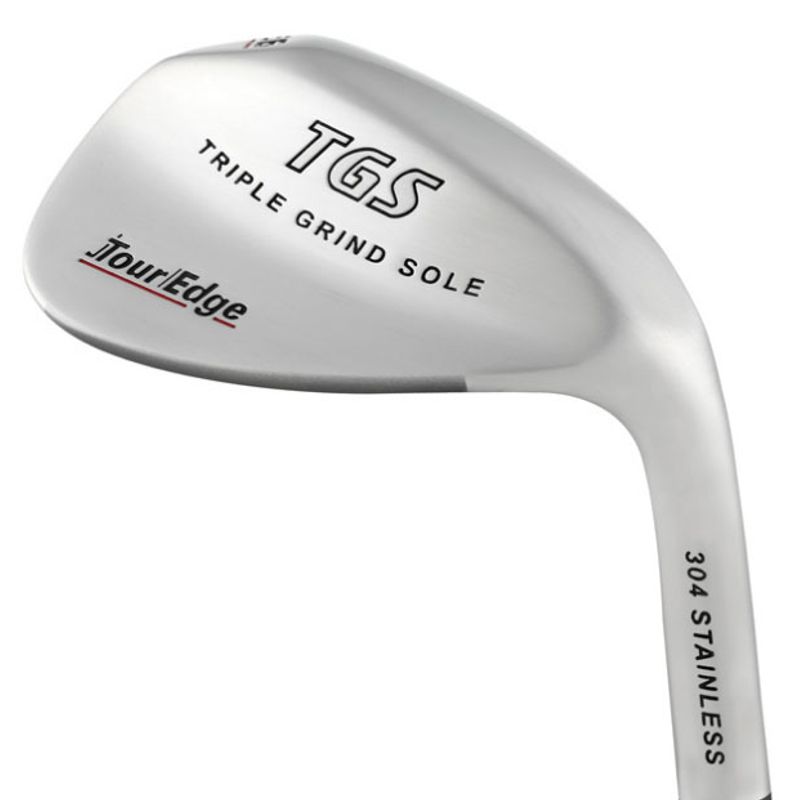 Tour Edge TGS Triple Grind Sole 431 Stainless Steel Wedge - 50 Degree 10 Bounce Pure Feel Steel Shaft - RH