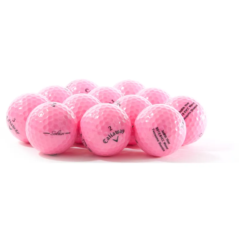 Palline Da Golf AlmostGOLF Point3 Rosa – 10 Pezzi – Palle Da Allenamento Con Volo Ridotto 1/3