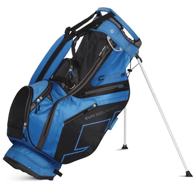 Sun Mountain C130S ゴルフバッグ スタンド付き ブルー Sun Mountain C130S Stand Bag - Golfballs.com