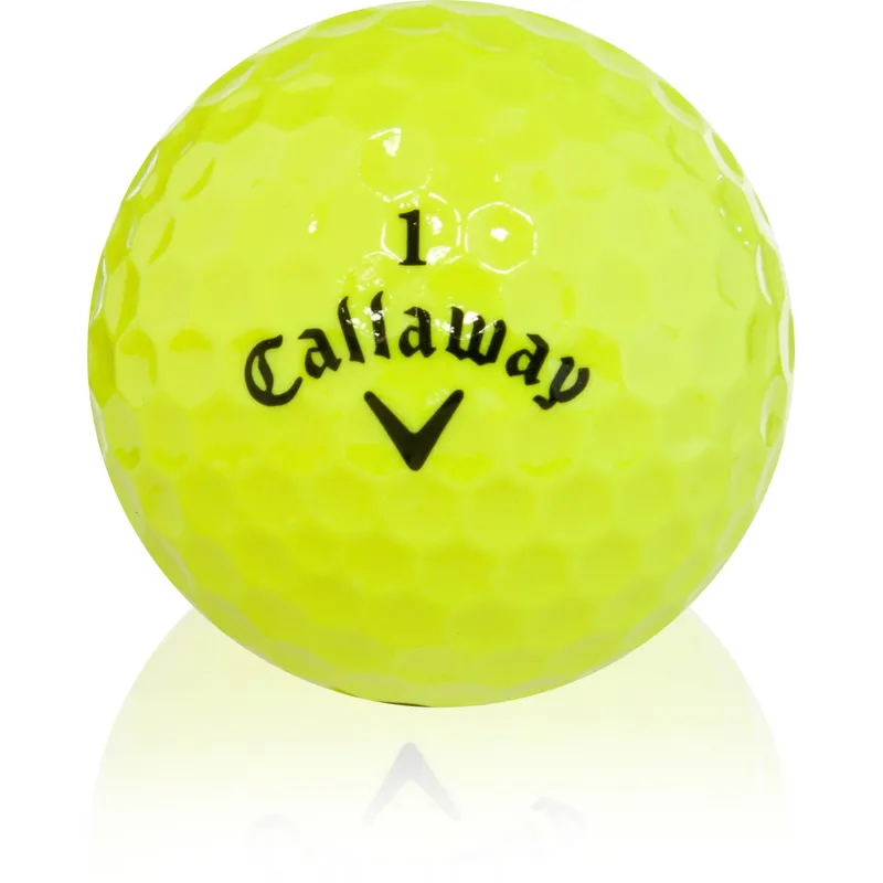 Callaway Golf HEX Warbird Yellow Golf Balls - Golfballs.com