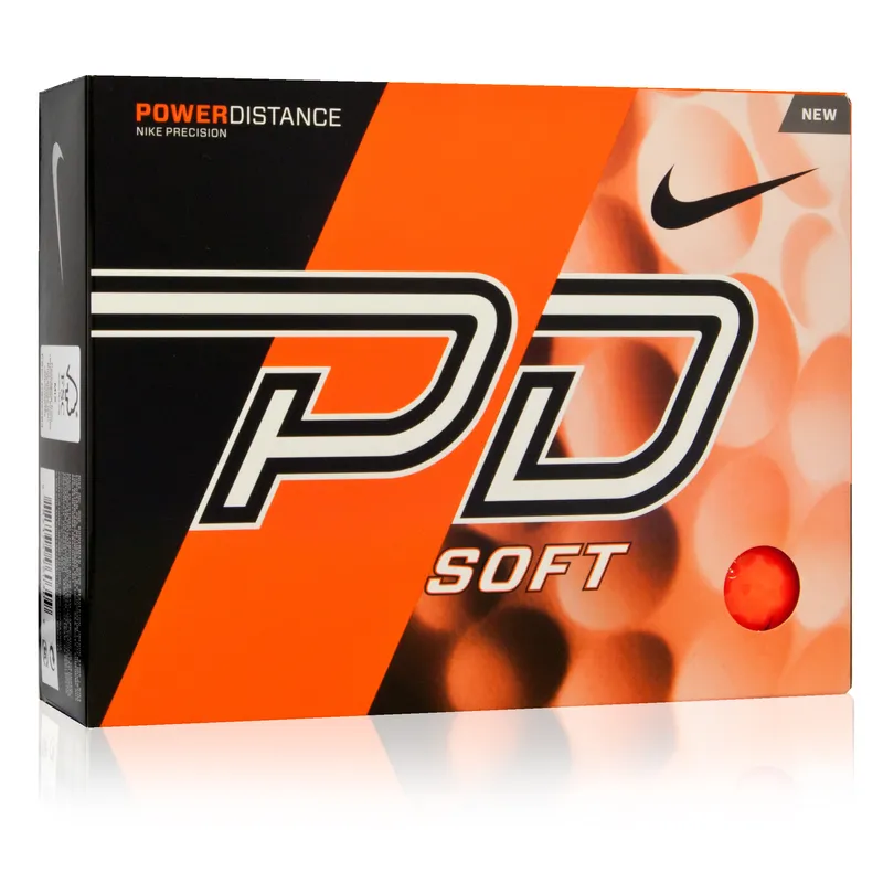 Nike Power Distance Soft Orange Golf Balls - Golfballs.com