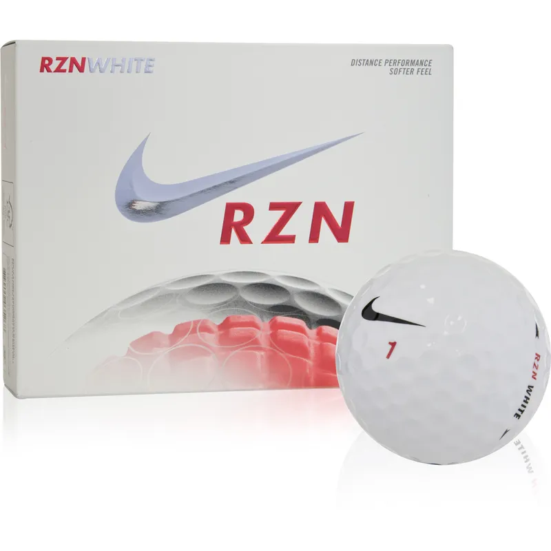 Nike RZN White Golf Balls - Golfballs.com