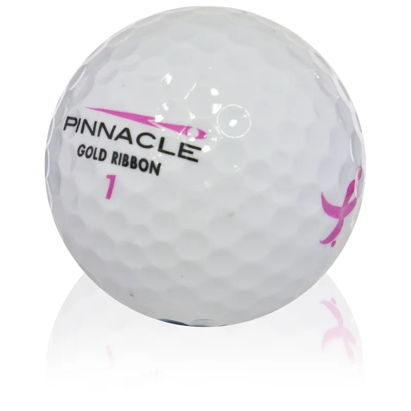 Pinnacle Gold Ribbon Golf Balls for Women - Golfballs.com