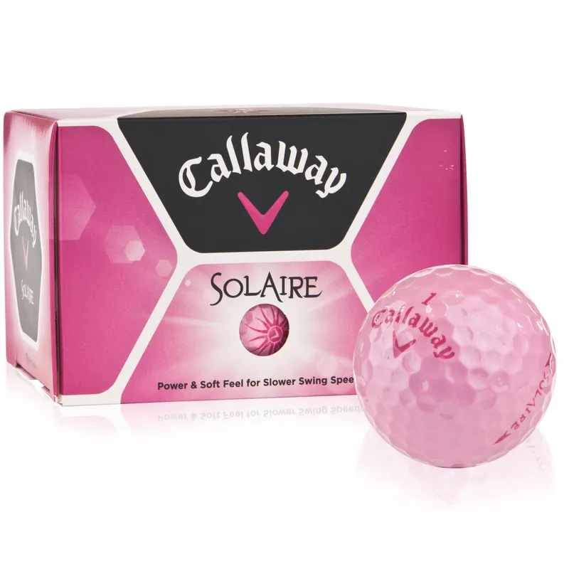 Callaway Golf Solaire Pink Golf Balls - Prior Model - Golfballs.com