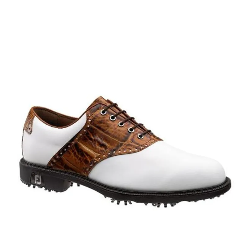 【訳あり 新品未使用】 FootJoy icon v-saddle boa FootJoy Icon Saddle Golf Shoes Manufacturer Closeouts - Golfballs.com