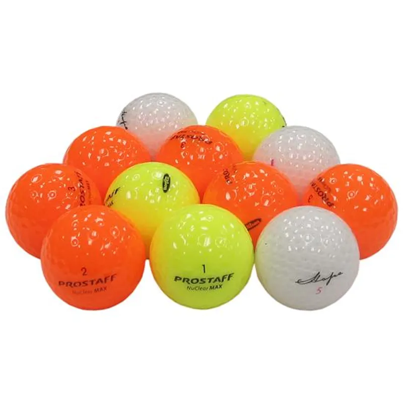 Wilson ProStaff Mixed Colors Logo Overrun Golf Balls