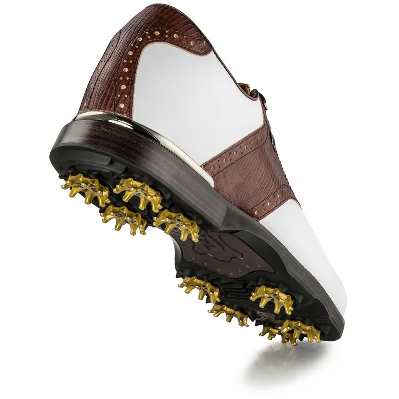 FOOTJOY ICON ブラック×ブラウン26cm 新品 FootJoy Icon Black Lizard Print Golf Shoes - Golfballs.com