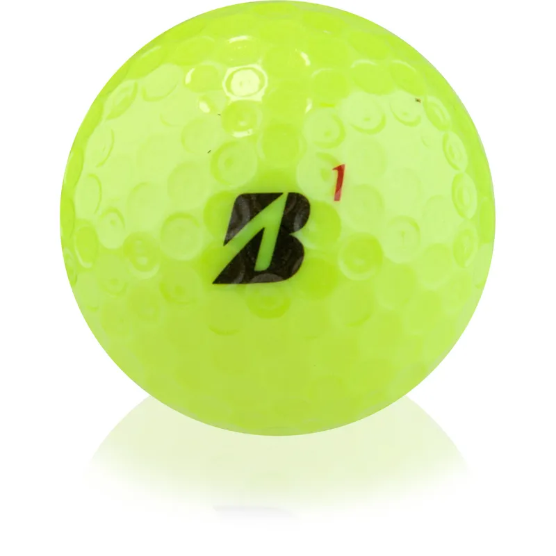 Bridgestone Tour B330-RX Yellow B Mark Golf Balls - Golfballs.com