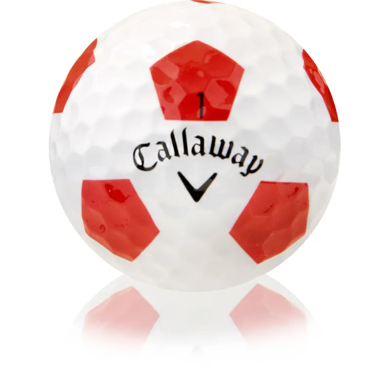 Callaway Golf Chrome Soft X Truvis Red Golf Balls - Golfballs.com