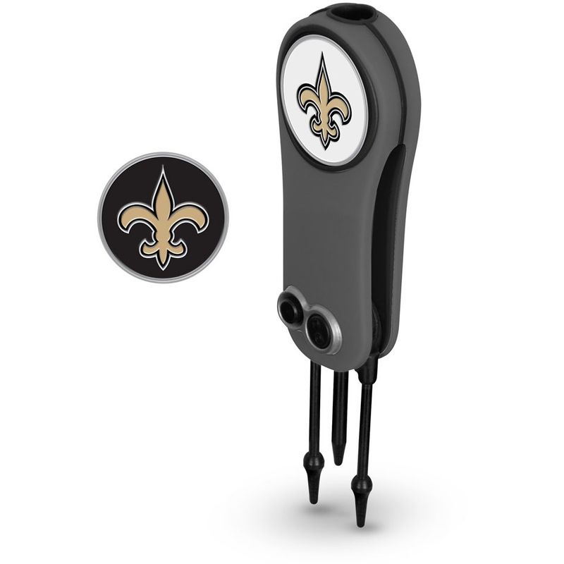 Team Effort Team Effort NFL Switchblade Repair Tool and Ball Markers - New Orleans Saints - $34.99 at Golfballs.com