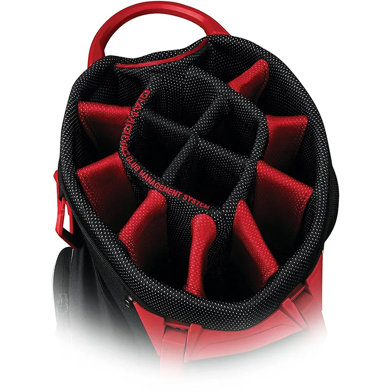 OGIO GROM スタンド式キャディバッグ 8分割 9.5型 レッド グロム Ogio Grom Stand Bag - Golfballs.com