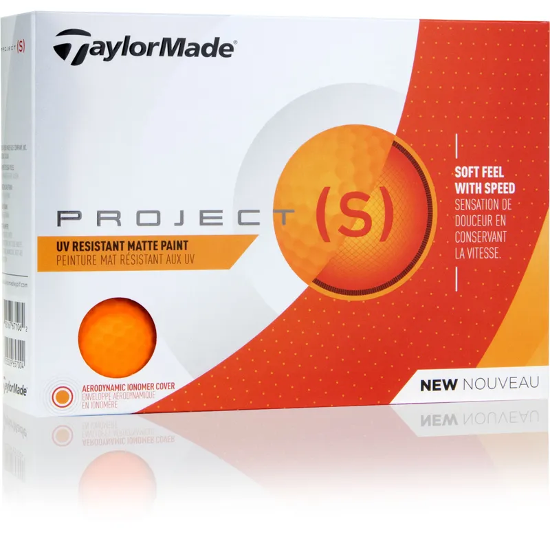 TaylorMade Project (s) Matte Orange Golf Balls - Golfballs.com