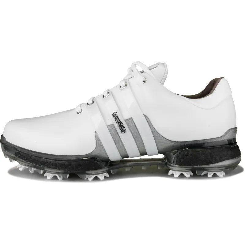 adidas gazelle silver green womens Adidas Tour360 Golf Shoes Cloud White/Collegiate Navy/Silver Metallic   Golfio
