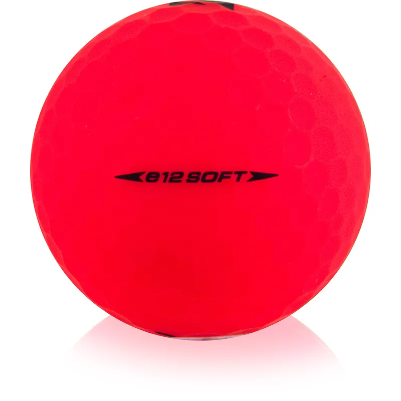 Bridgestone e12 Soft Matte Red Golf Balls - Golfballs.com