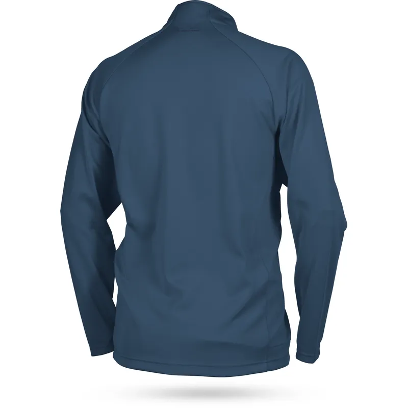 Pull Sun Mountain Thermique 1/4 Zip – Homme Taille L – Bleu – Occasion