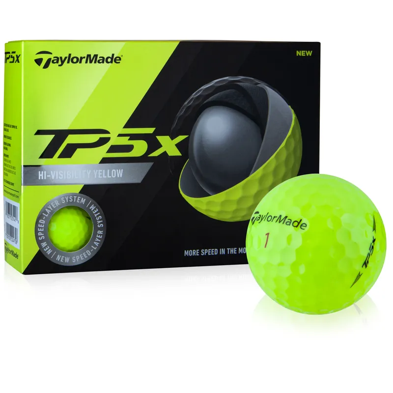 Taylor Made Prior Generation TP5x Yellow Golf Balls - Golfballs.com