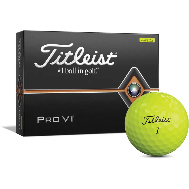 Titleist Prior Generation Pro V1 Yellow Golf Balls - Golfballs.com