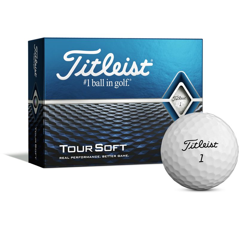 Titleist White Tour Soft Golf Balls