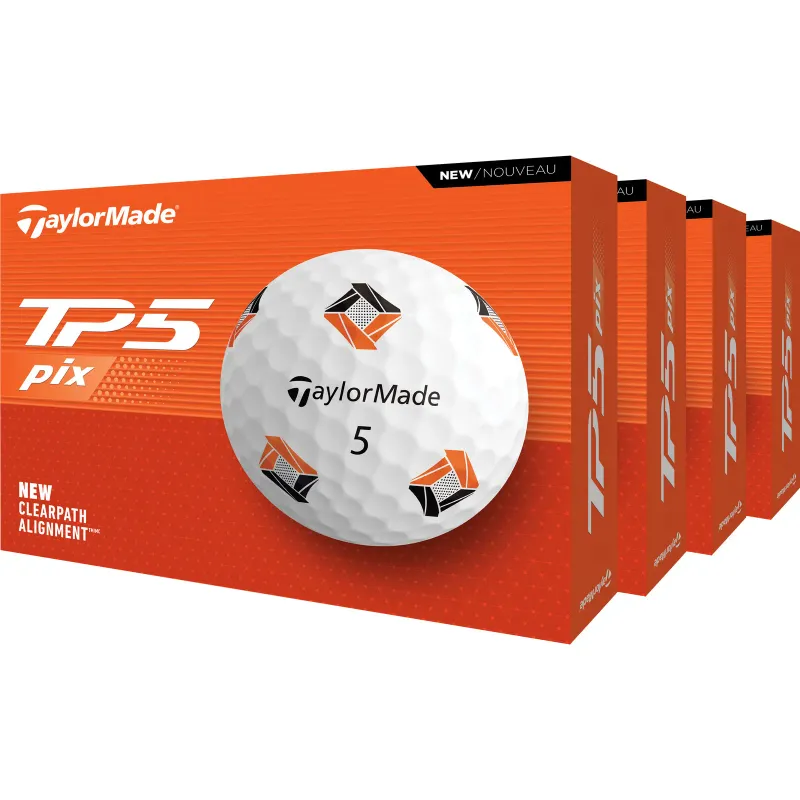 TaylorMade TP5 PIX 3.0 Golf Balls - Buy 3 DZ Get 1 DZ Free