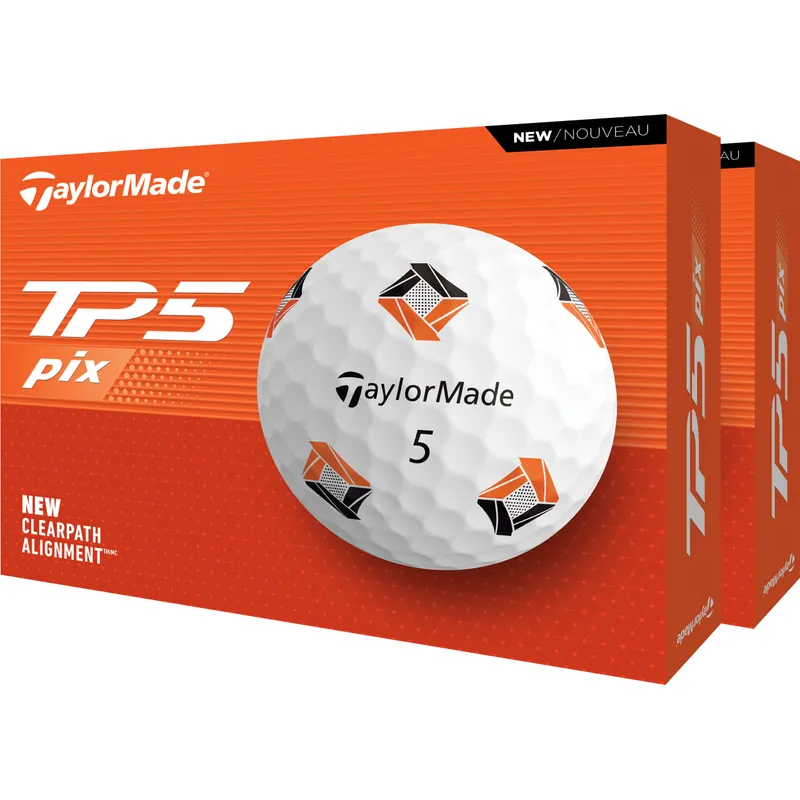 TaylorMade TP5 PIX 3.0 Golf Balls - Double Dozen