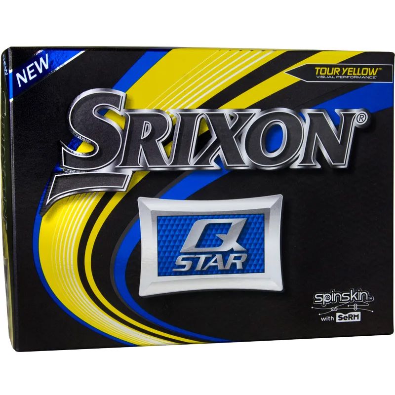Srixon Q-Star Yellow Golf Balls
