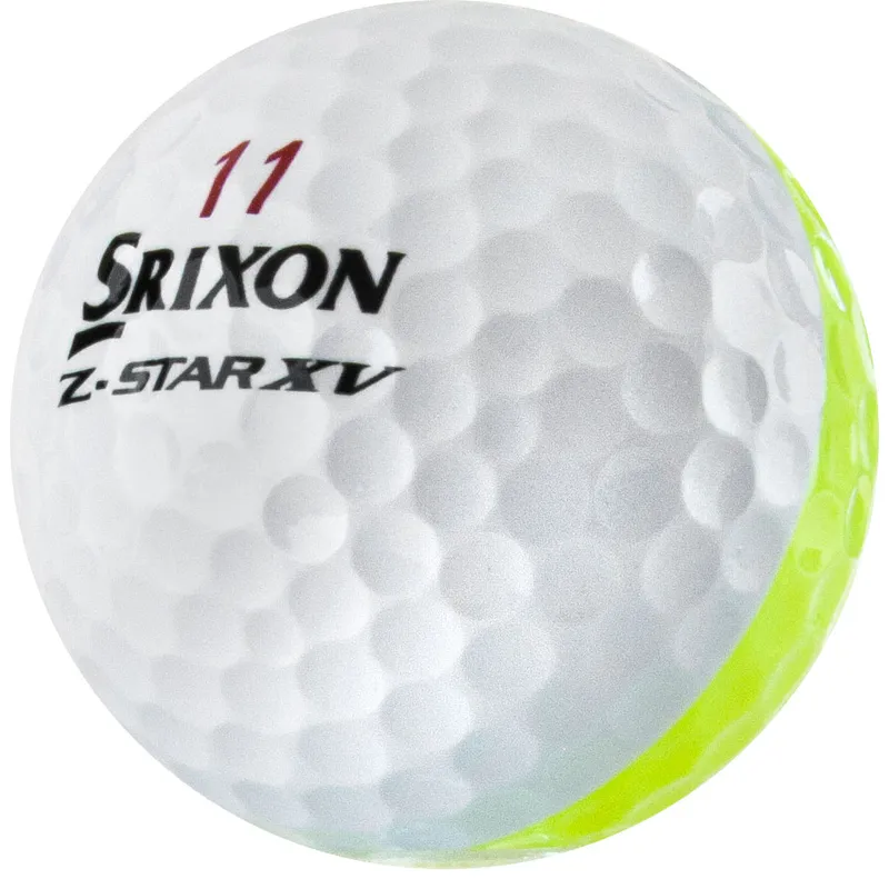 Srixon Z-Star XV Divide White/Yellow Golf Balls - Golfballs.com