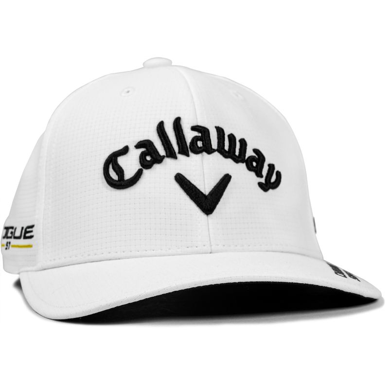 Callaway Golf Tour Authentic Performance Pro Hat - White-Black - Adjustable