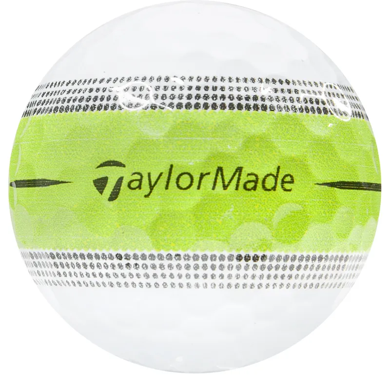 TaylorMade Tour Response Stripe Golfbälle – 3er Hülse Mit Urethangummikern Für Mehr Spin & Kontrolle (2022 Modell, Weiß)
