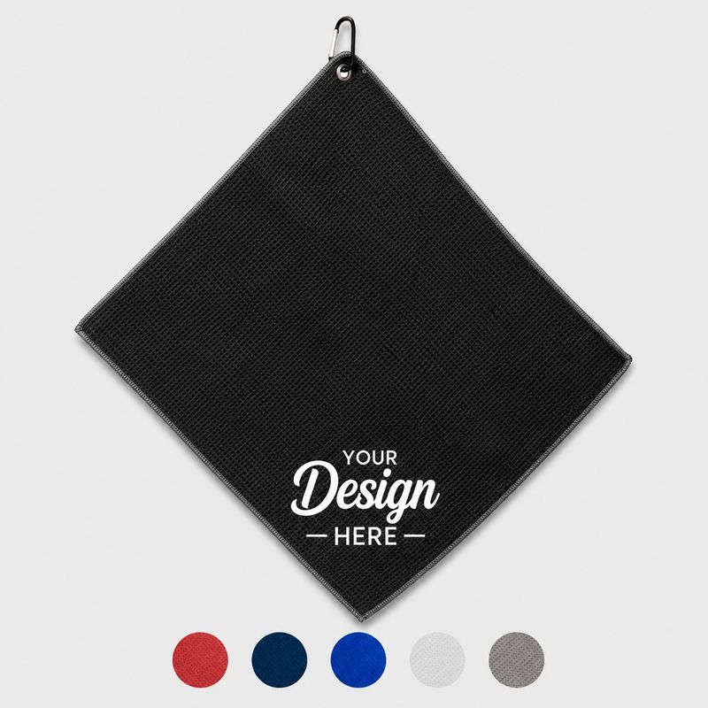 Golfballs.com Small Microfiber Towel Royal Blue-Black