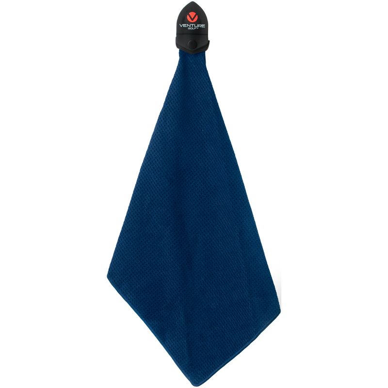 Venture Golf Microfiber Magnetic Towel - Navy