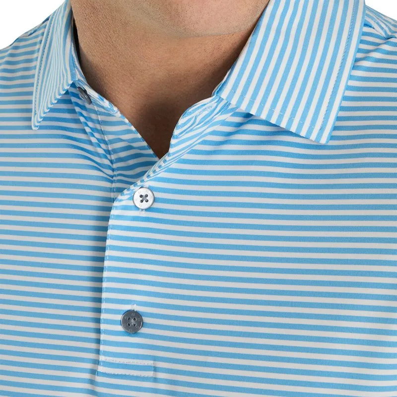 Footjoy lisle feeder outlet stripe polo