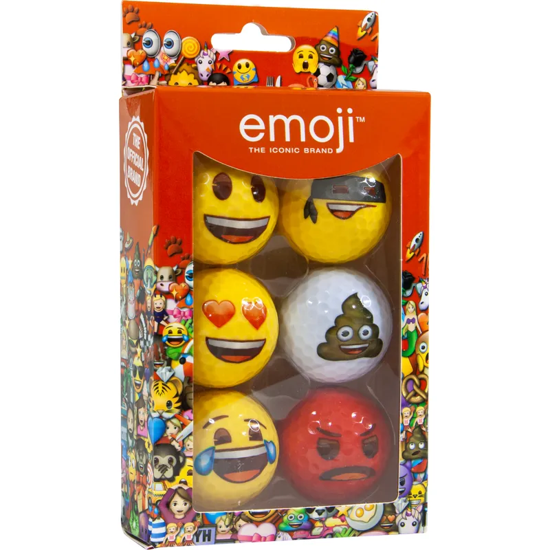 JoyPixels Emoji Ice Cream Golf Balls (Pk of 6)