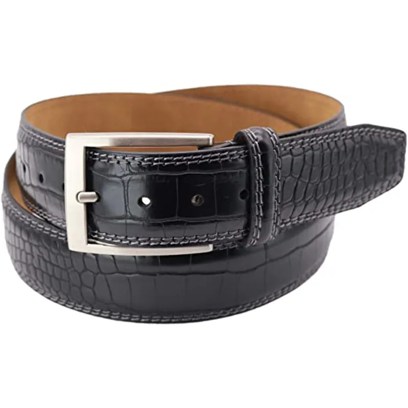 GREG NORMAN紳士ベルト Greg Norman Crocodile Dress Golf Belt Men's New - Choose