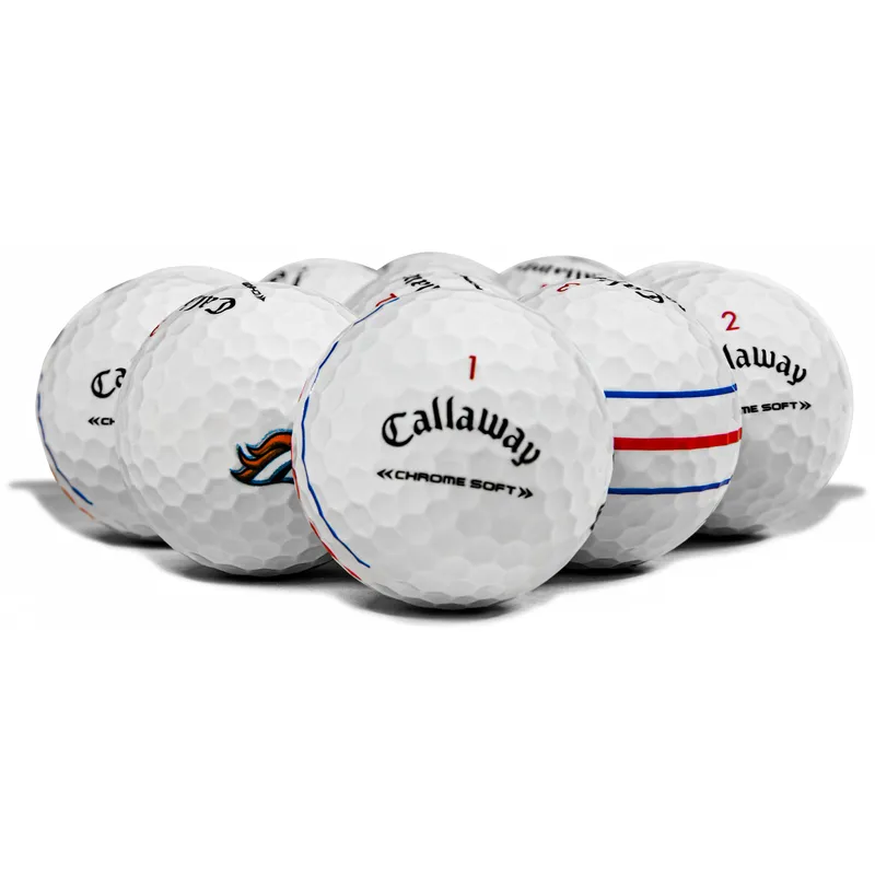 Callaway Golf Chrome Soft Triple Track Logo Overrun Golf Balls - Golfballs .com