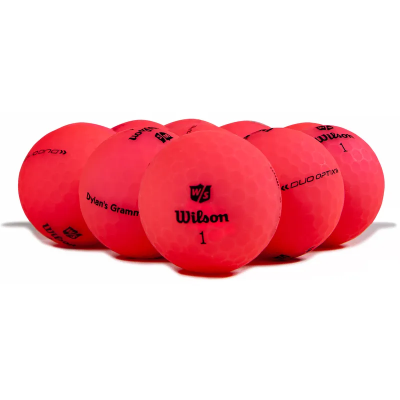 DUO SOFT Golf Balls - Pink, Logo