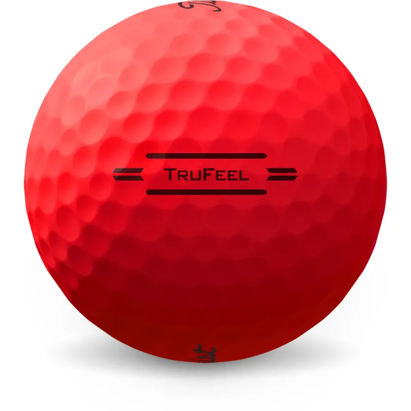 Titleist Prior Generation TruFeel Matte Red Golf Balls - Golfballs.com