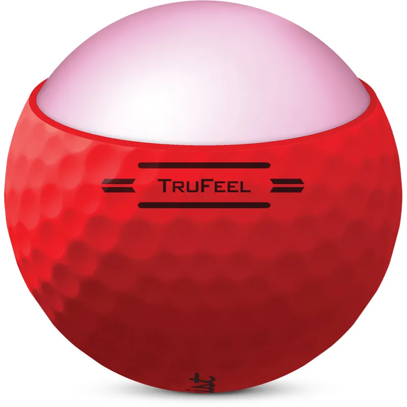 Titleist Prior Generation TruFeel Matte Red Golf Balls - Golfballs.com