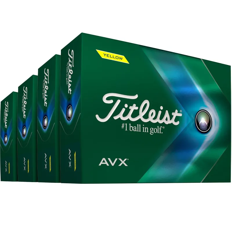 Titleist-AVX-Yellow-Golf-Balls