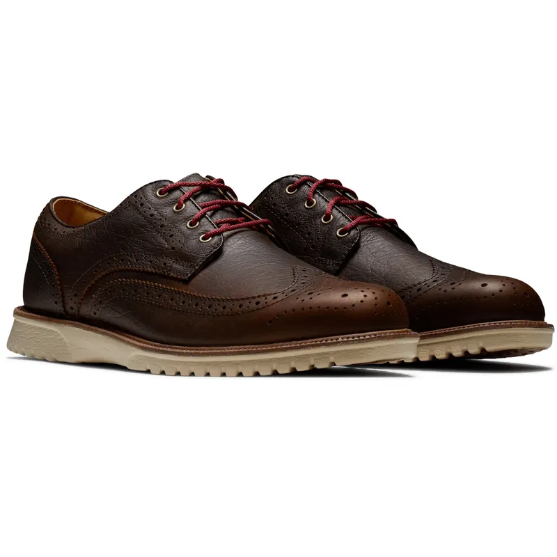 FootJoy Club Casuals Wing Tip Golf Shoes - Golfballs.com display picture 1