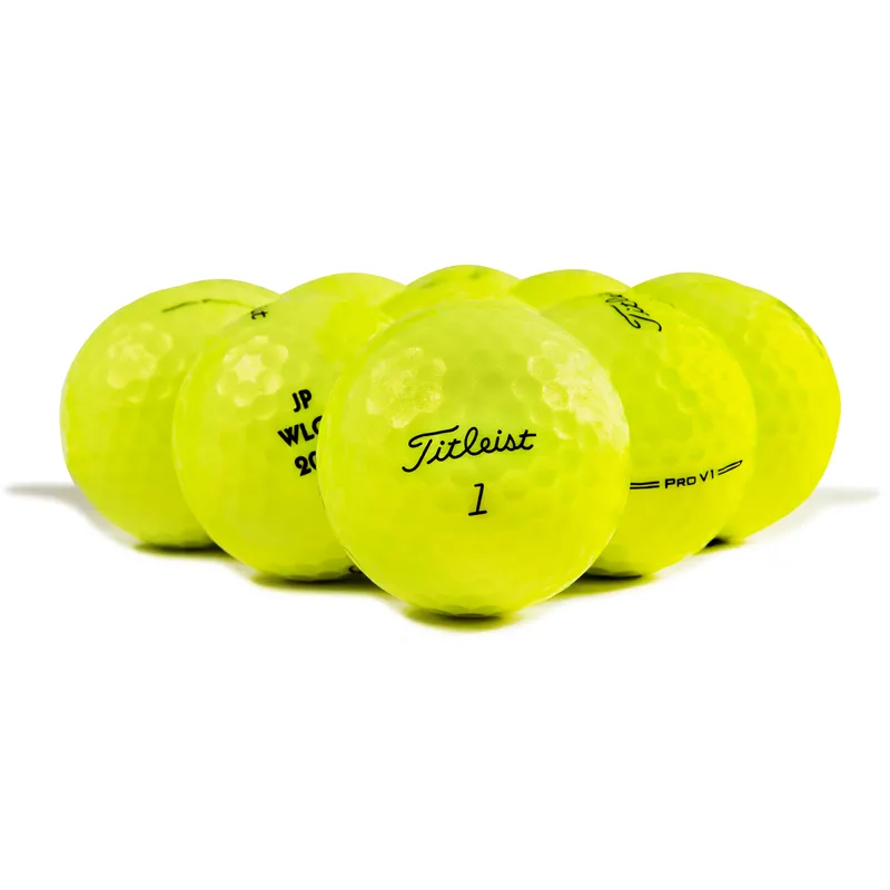 Titleist Pro V1 Golf Balls - Pack Of 12 - White, Urethane Cover, Multi-Layer - Made In USA