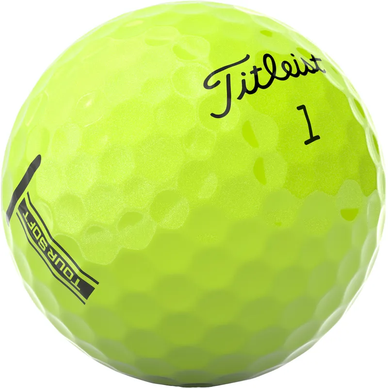 Titleist Tour Soft Yellow Golf Balls - Golfballs.com