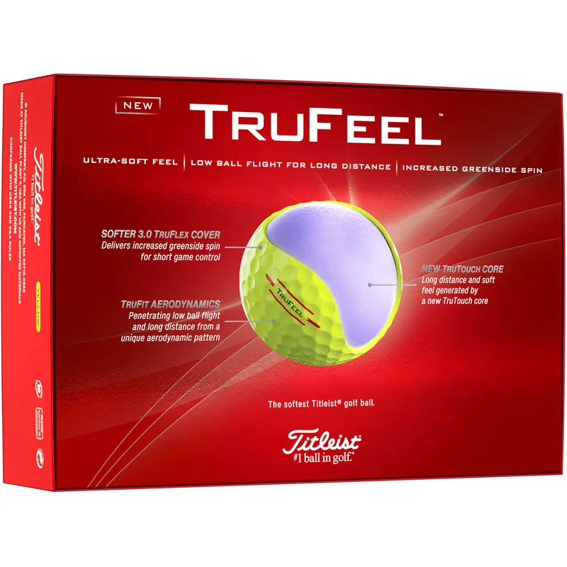 Titleist TruFeel Yellow Golf Balls - Golfballs.com