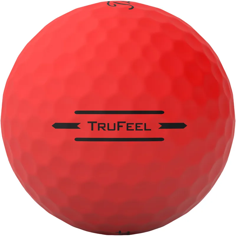 Titleist TruFeel Matte Red Golf Balls - Golfballs.com