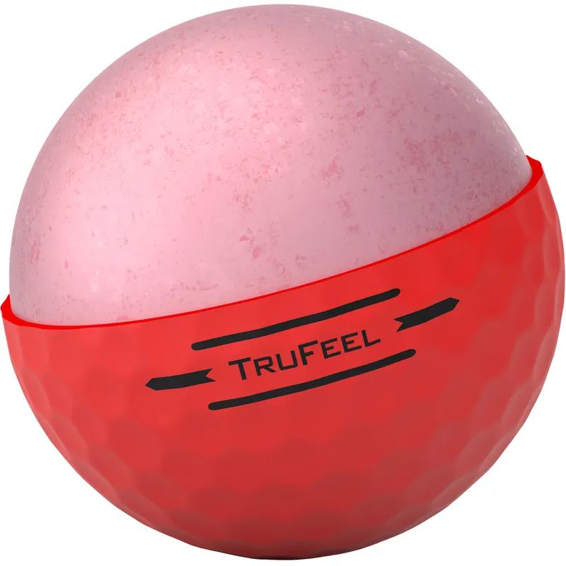 Titleist TruFeel Matte Red Golf Balls - Golfballs.com
