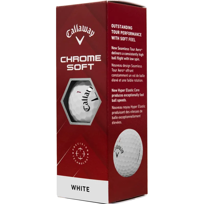 Callaway Golf 2024 Chrome Soft Golf Balls - Golfballs.com