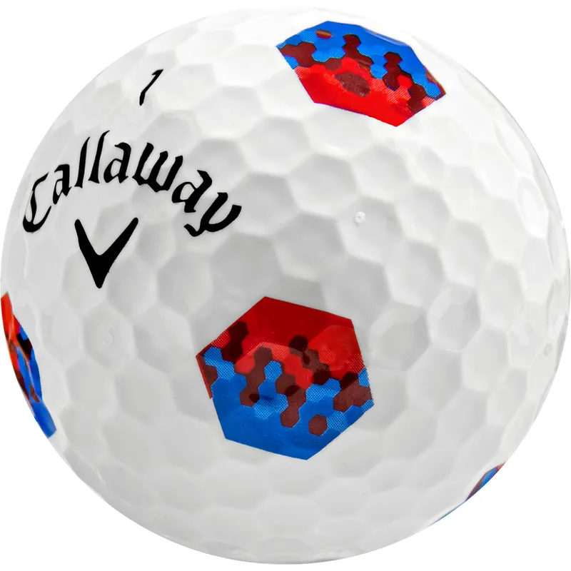 Callaway Golf Chrome Soft Blue/Red TruTrack Golf Balls - Golfballs.com