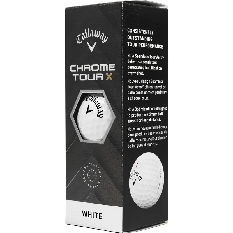 Callaway Chrome Tour X ホワイト 4ダースセット Callaway Chrome Tour X ホワイト 12個入り 4ダース Callaway