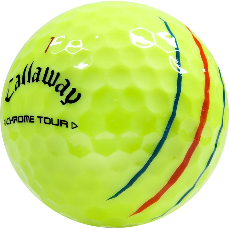 Callaway Golf 2024 Chrome Tour Triple Track Yellow Golf Balls